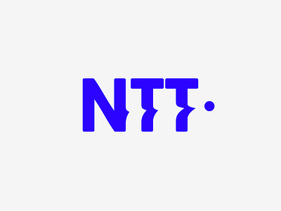 NTT logo ball branding dynamic graphic design identity logo mark ping pong tennis vector