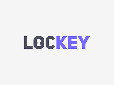Lockey logo branding color key lock logo symbol vector