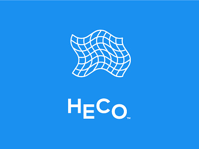 Heco Flag flag logo sine wave wavy