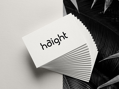 Haight these Cards branding bw cards geometric identity
