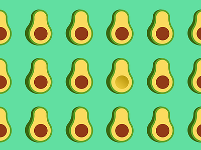 Avocados 30challenge avocado icon illustration pattern unique element