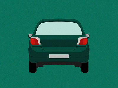 Car 30challenge car drive green icon illustration