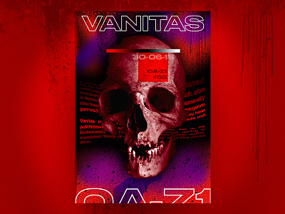 Vanitas ☠️ | 0A-Z1 Studio 0a z1 art colors dead design graphic poster project second skull studio vanitas