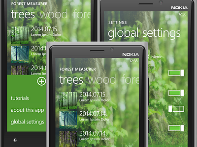 Forest Measurer WP app app windowsphone wp