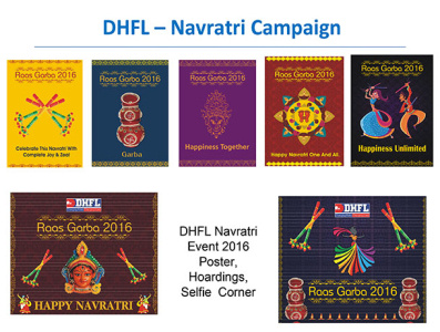 Navratri Event Campaign graphic design