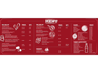 Restaurant - Menu Card branding design graphic design illustration