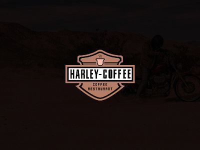 Harley coffee - branding logo