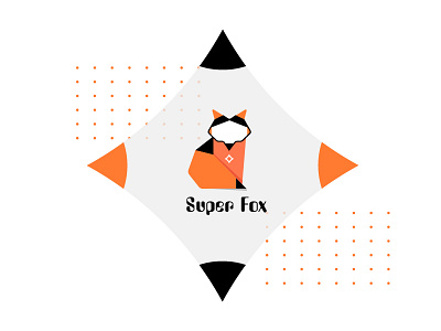 super FOx - animals logo