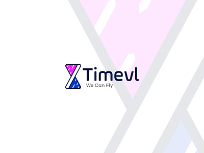 Timevl Logo branding design icon illustration logo logo design logotype page space time typography vector