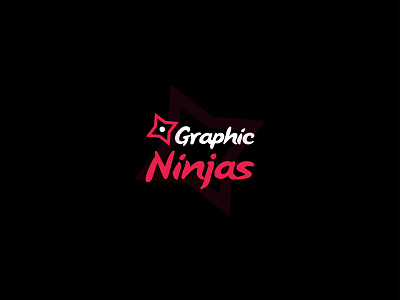 Graphic Ninjas Logo branding design logo logo design logodesign logos logotype ninja typography