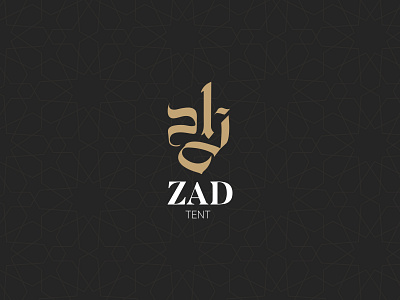 ZAD TENT Logo branding illustration logo logo design page site typography ui uiux wep