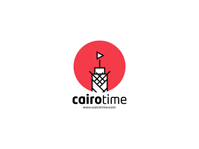 Cairo Time logo branding design illustration logo page site typography ui uiux wep