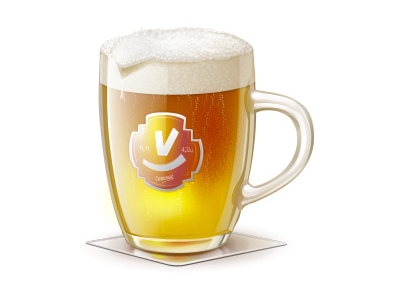 Beeer beer chatovod glass icon icons vector virtual gift xara