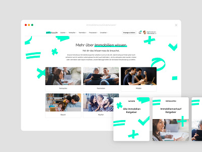 Advisor Hub on ImmoScout24 brand design brand identity branding design digital immoscout24 microinteraction realestate ui webdesign