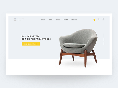 Furniture Web Design Concept