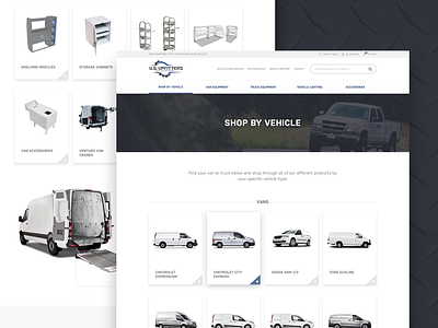 e-commerce web design for van/truck equipment pt. 2 e commerce product pages shopping pages truck ui design ux design van web design