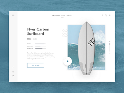 Surfboard UI Design Concept