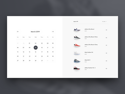 Shoe Release Calendar