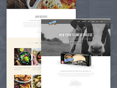 McCadam Web Design pt. 2 cheese recipes web design website design