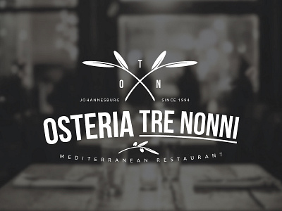 Osteria Tre Nonni Logo Design