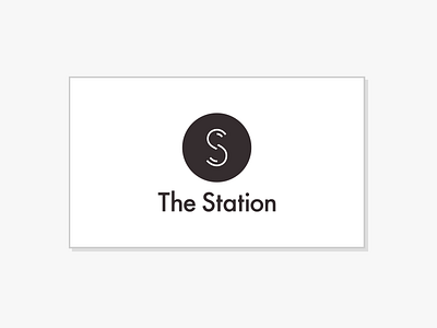 The Station branding identity minimal nyc s startup station the station