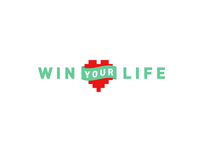 Win Your Life heart identity life logo nyc startup win