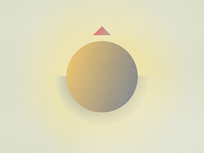 Illustration for an unreleased iPad app from '11 abstract illustration ipad sphere triangle