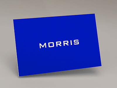 Morris Industries – Visual Identity blue morris morris industries under after visual identity