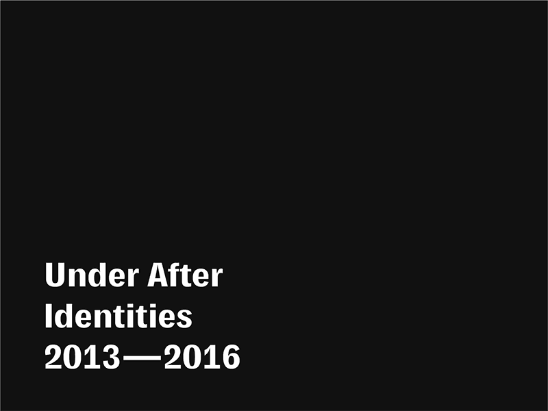 Under After / Identities 2013—2016 logo symbol under after visual identity wordmark