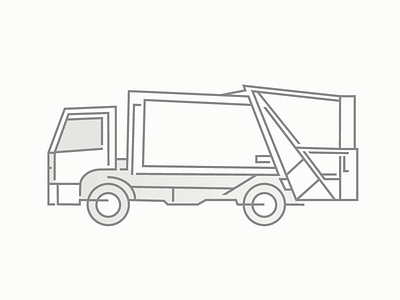 wednesday dump truck illustration truck