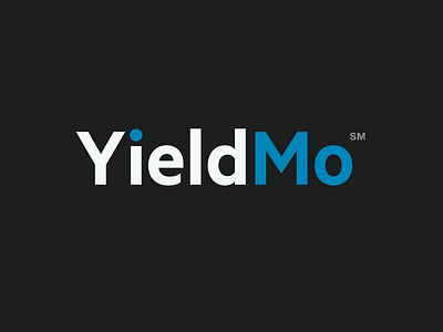 YieldMo Logotype (dark) dark identity logo logotype startup yieldmo