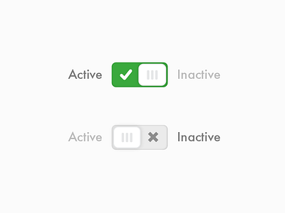 Active | Inactive Toggle