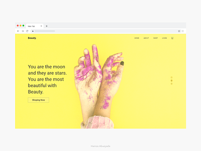 Beauty Website adobe adobe xd app design creative design interface logo ui ux web