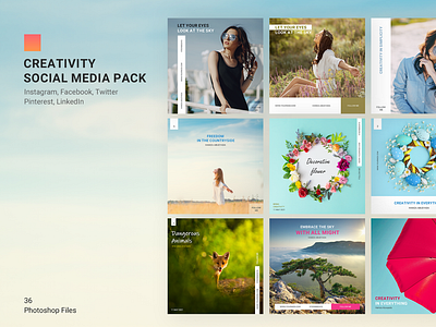 Creativity Social Media Pack