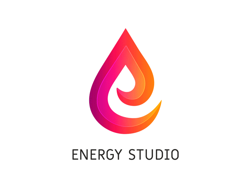 Energy Studio Logo color colorful company design energy game inspiration logo studio video