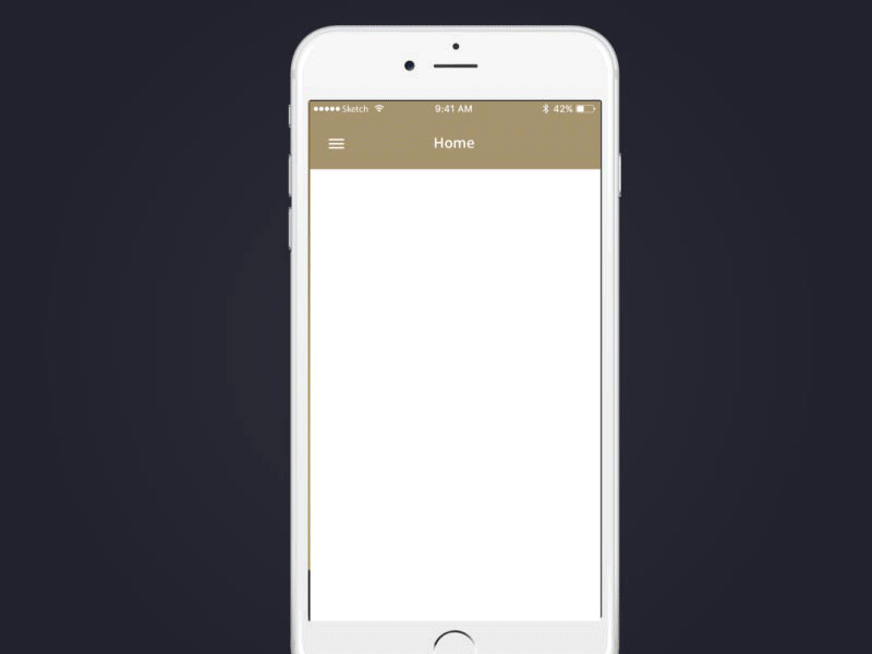 side menu animation animation app booking flight ios iphone menu sidebar user interface ux