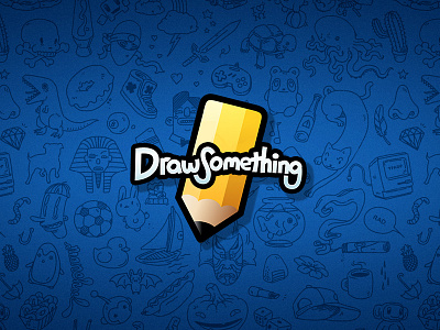 (2012) Draw Something - doodle branding draw something game icon illustration marketing mobile ui