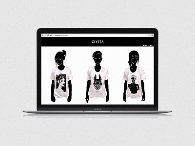 (2014) Civita - Line of t-shirts and webstore art graphic illustration t shirt webdesign website