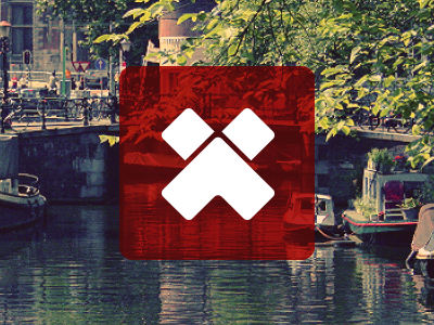 Gemeente Amsterdam amsterdam brunsteiner city cross gemeente geometric icon logo minimal netherlands red simple