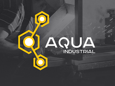 AQUA Industrial aqua h20 heavy industrial industry minimalistic molucular nut simple steel structure water