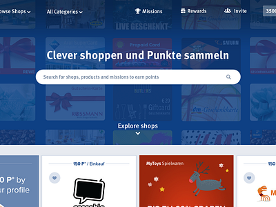 Shop overview ecommerce flatdesign