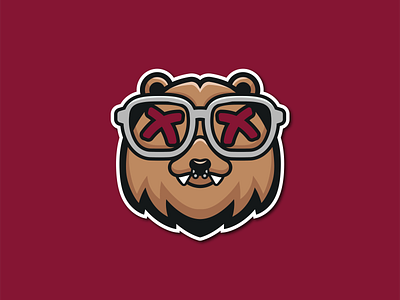 River Bear Crafts icon logo vector