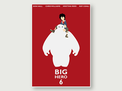 Big Hero 6 - Simplistic Movie Poster #2 big hero 6 movie poster simplistic