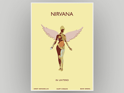 In Utero Poster Design inutero nirvana poster