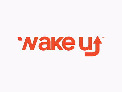 Wake up Logo beautiful brand branding color design logo logo inspiration logofolio logotype minimal simple typography