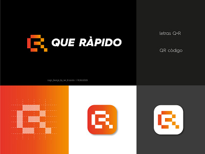 Que Rápido logo app brand identity brand mark branding isologotipo logo app logo designer logodesign logotype qr ui
