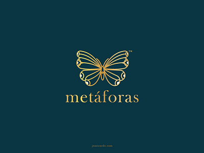 Metáforas brand identity brand mark butterfly geometric design isologotipo logodesign luxury logo