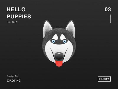 Hello Puppies_03 dog illustration design