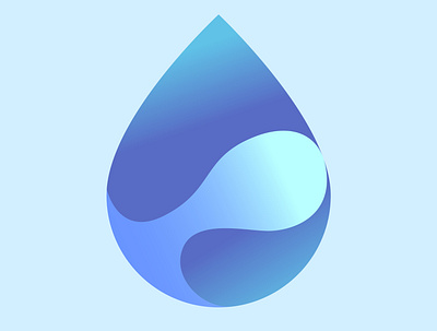 💧 drop flat flat illustration gradient illustration vector vector illustration water
