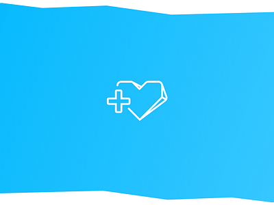 Sidebench Health blue digital health health insurance. healthcare innovation logo mark process